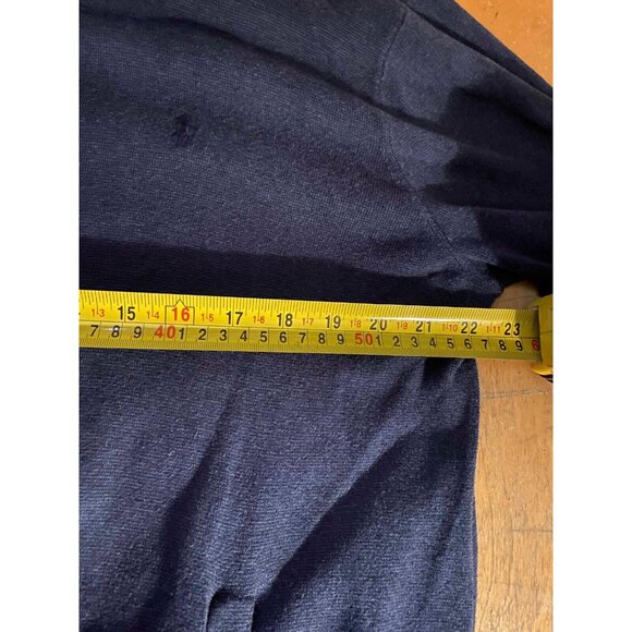 Polo Ralph Lauren Men L Pima Cotton Full Zip Sweater Long Sleeve Pony - Picture 6 of 7